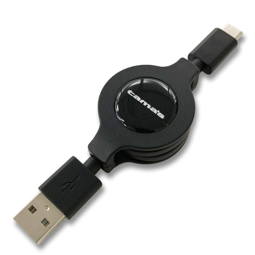 商品写真2 THC139CA07K「USB2.0 Type-C/USB巻取りケーブル」