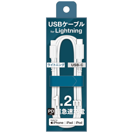 充電 ケーブル » FFH314CL12W PD対応 USBケーブル C to L 1.2m　