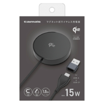 充電器 » TWC64K Qi2対応 マグネット式ワイヤレス充電器 ブラック　