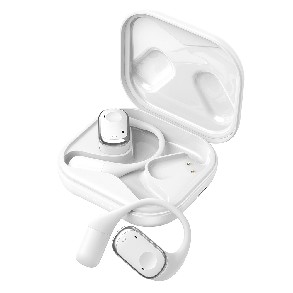 ワイヤレスイヤホン 本体 ホワイト 完全ワイヤレスイヤホン Permier AIR PRO Open Ear ホワイト